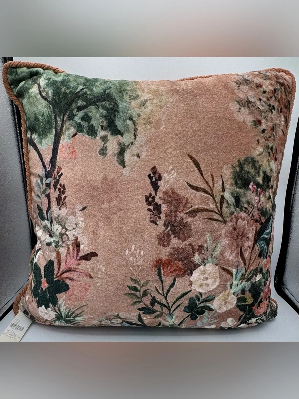 Anthropologie Velvet Tapestry Pillow